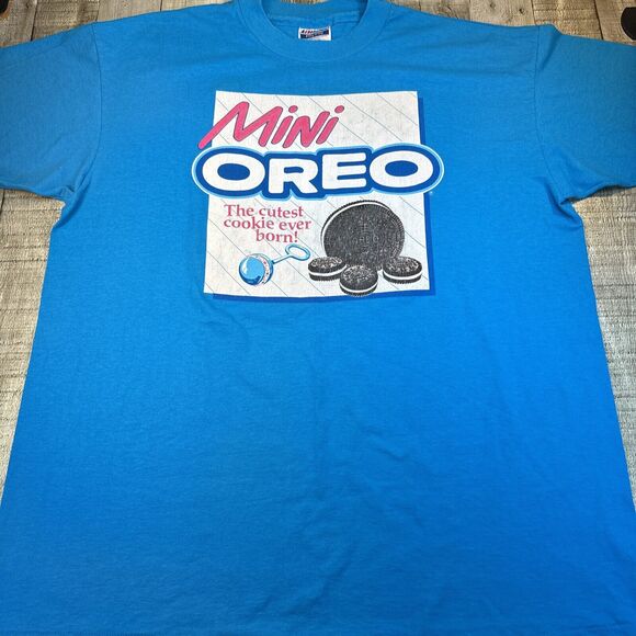 Vintage Oreo Mini shirt 1992 Hanes XL Made In USA - Picture 2 of 8